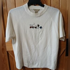 Teddi Womens Short Sleeve Sweater..XL